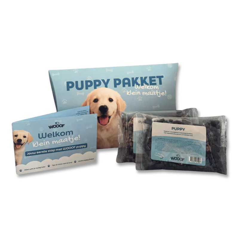 WOOOF Gratis Puppypakket